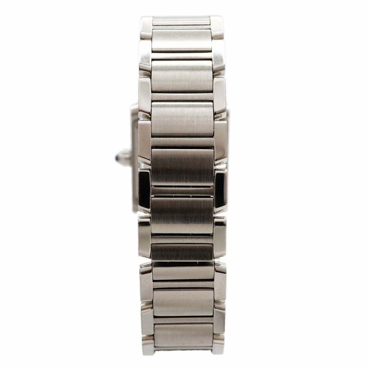 Cartier Tank Francaise SM Ivory Dial Watch — view 8