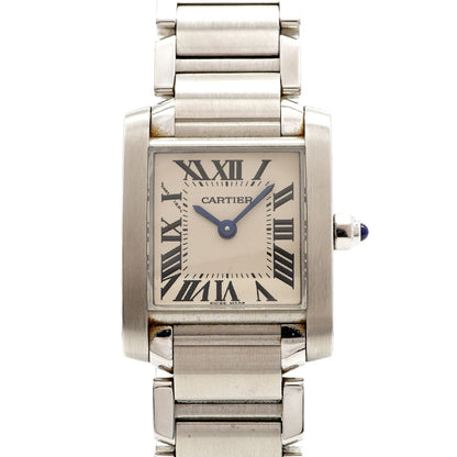 Cartier Tank Francaise SM Ivory Dial Watch