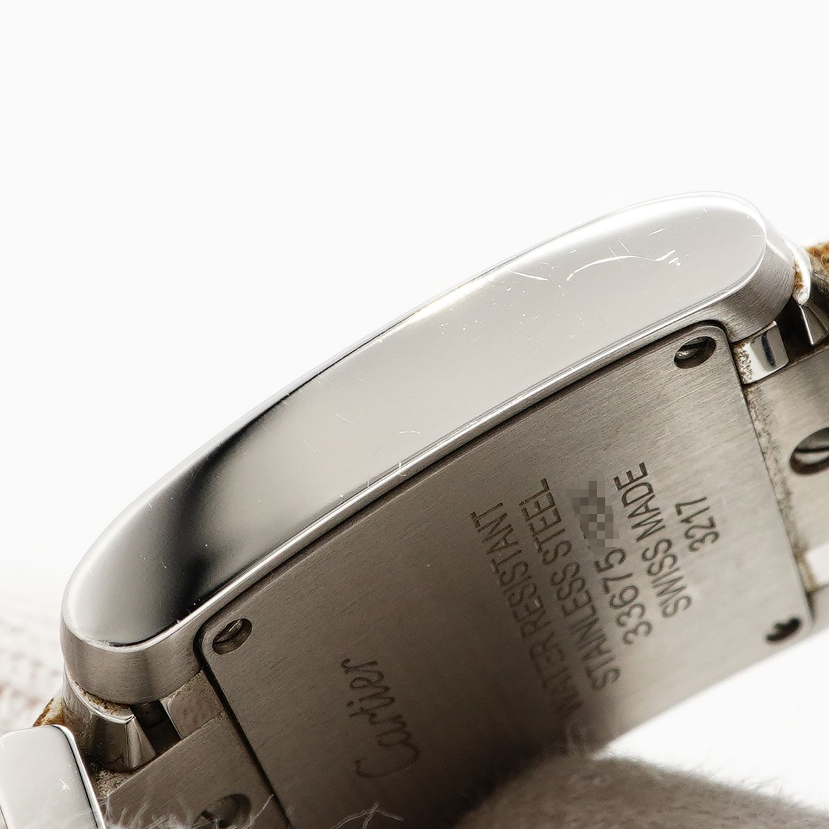 Cartier Tank Francaise SM Ivory Dial Watch — view 7