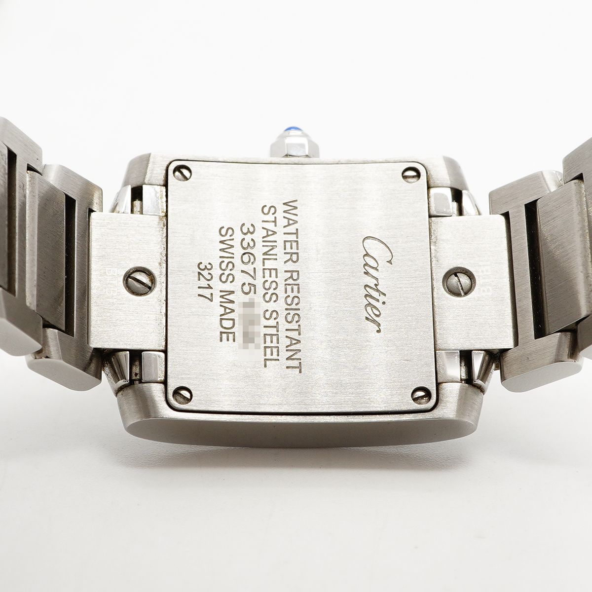 Cartier Tank Francaise SM Ivory Dial Watch — view 5