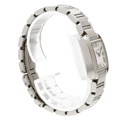 Cartier Tank Francaise SM Ivory Dial Watch — view 3