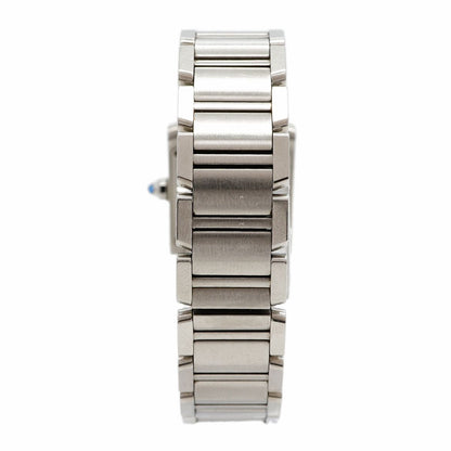 Cartier Tank Francaise SM Ivory Dial Watch — view 8