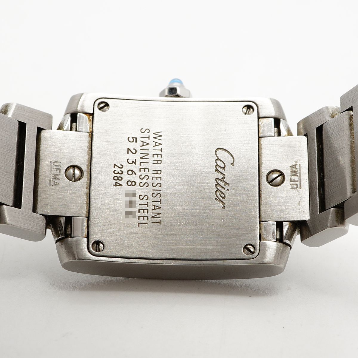 Cartier Tank Francaise SM Ivory Dial Watch — view 5
