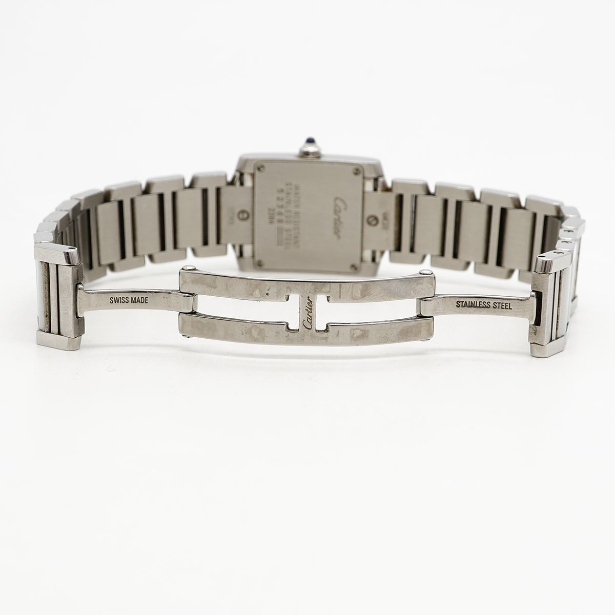 Cartier Tank Francaise SM Ivory Dial Watch — view 4