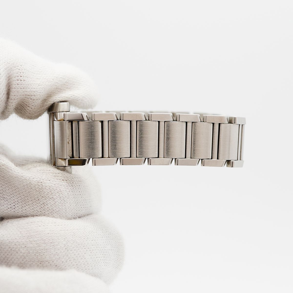 Cartier Tank Francaise SM Ivory Dial Watch — view 6