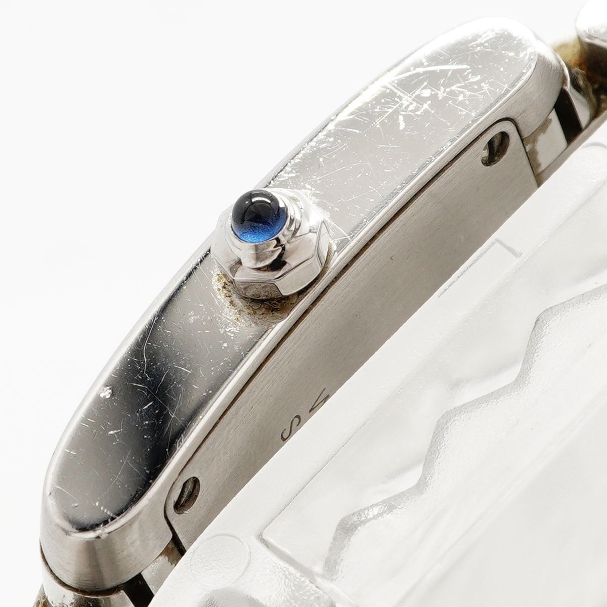 Cartier Tank Francaise SM Ivory Dial Watch — view 9