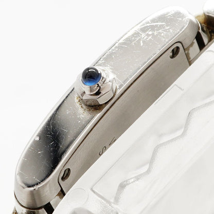Cartier Tank Francaise SM Ivory Dial Watch — view 9