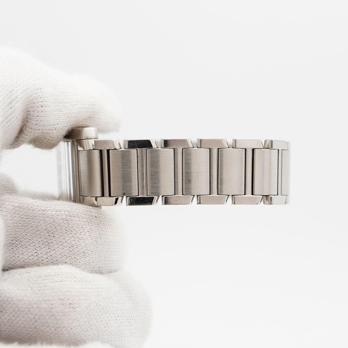 Cartier Tank Francaise SM Ivory Dial Watch — view 6