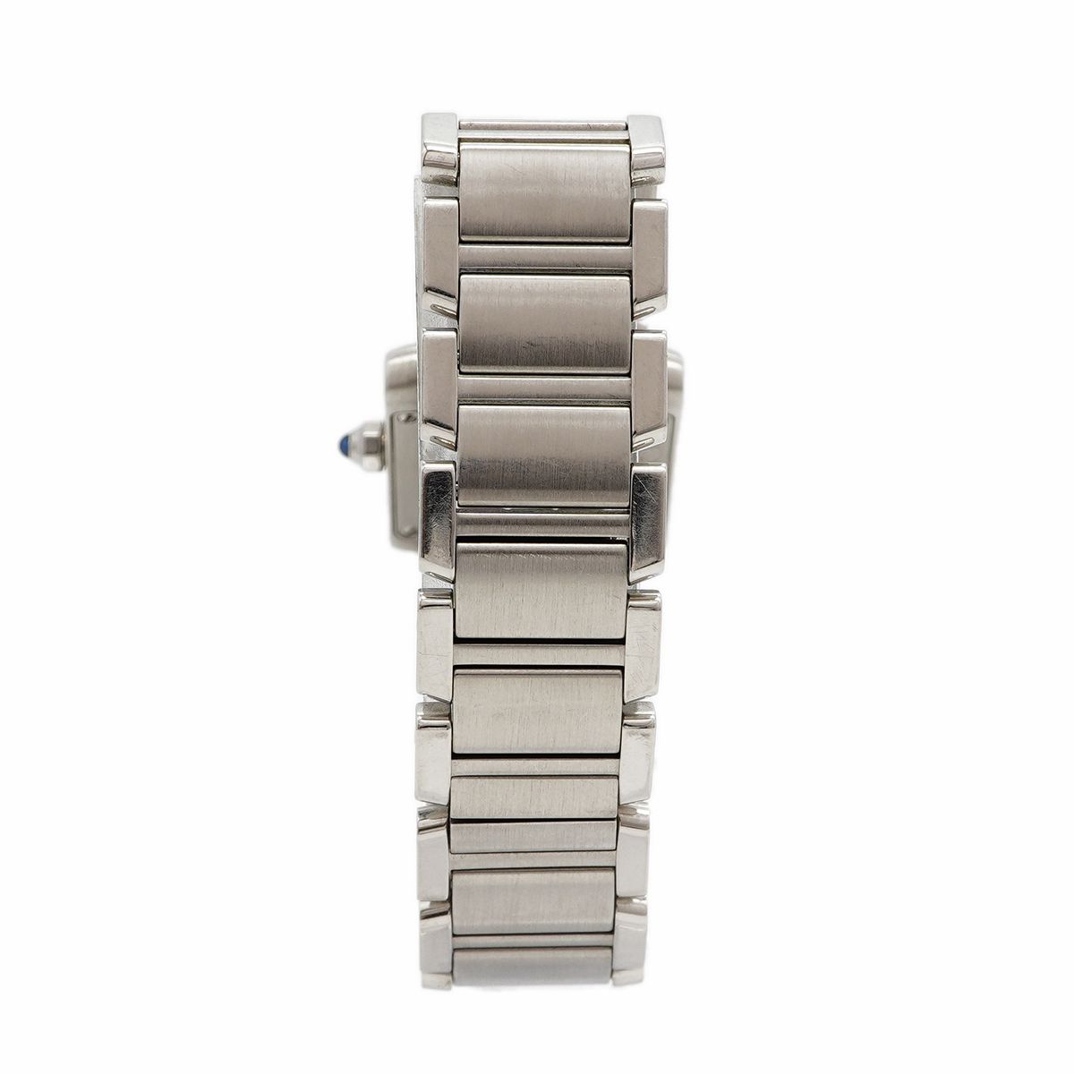 Cartier Tank Francaise SM Ivory Dial Watch — view 8