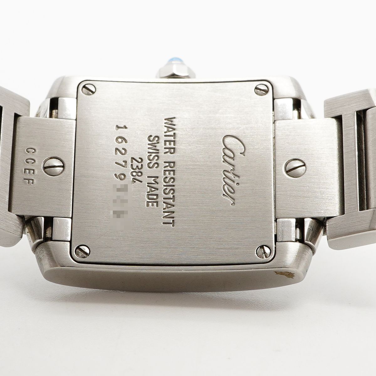 Cartier Tank Francaise SM Ivory Dial Watch — view 5