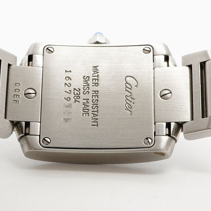 Cartier Tank Francaise SM Ivory Dial Watch — view 5