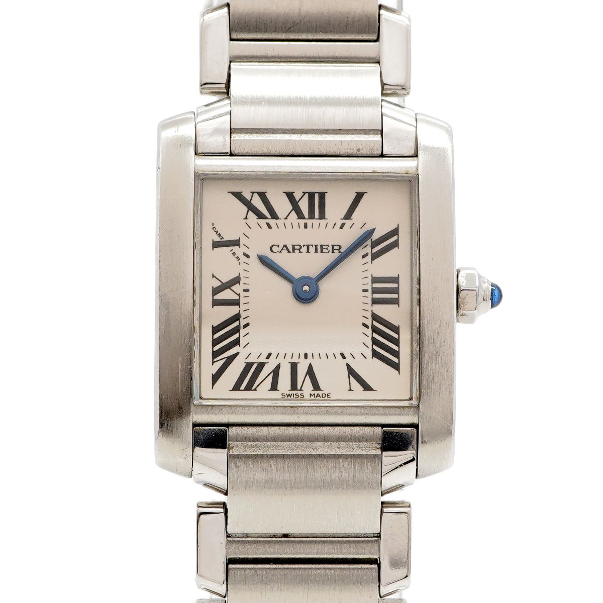 Cartier Tank Francaise SM Ivory Dial Watch