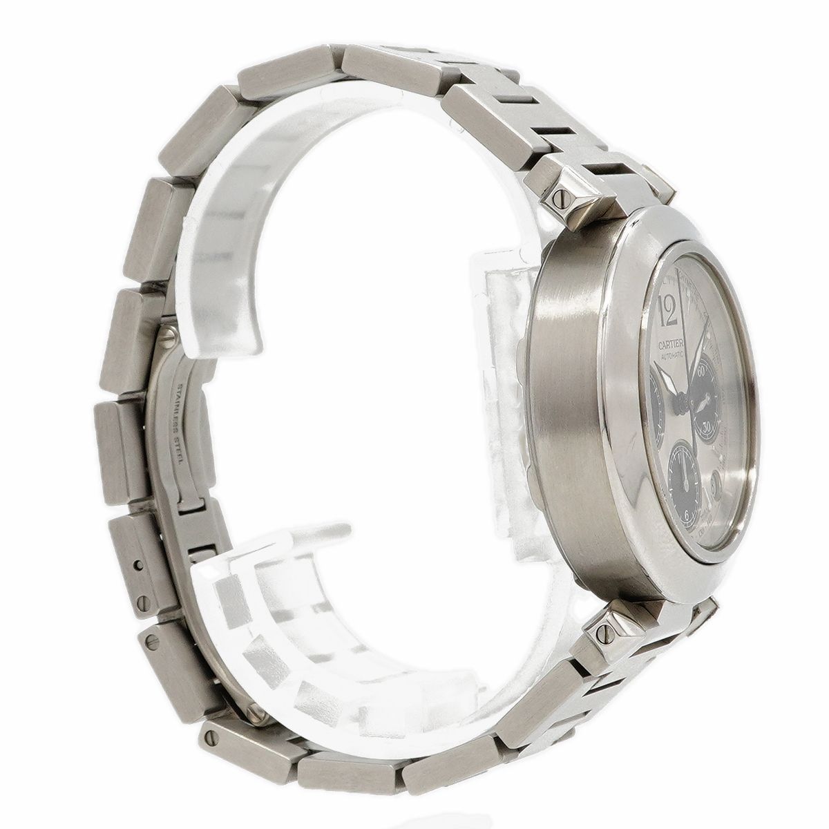 Cartier Pasha C Silver Dial Watch Boys — view 3