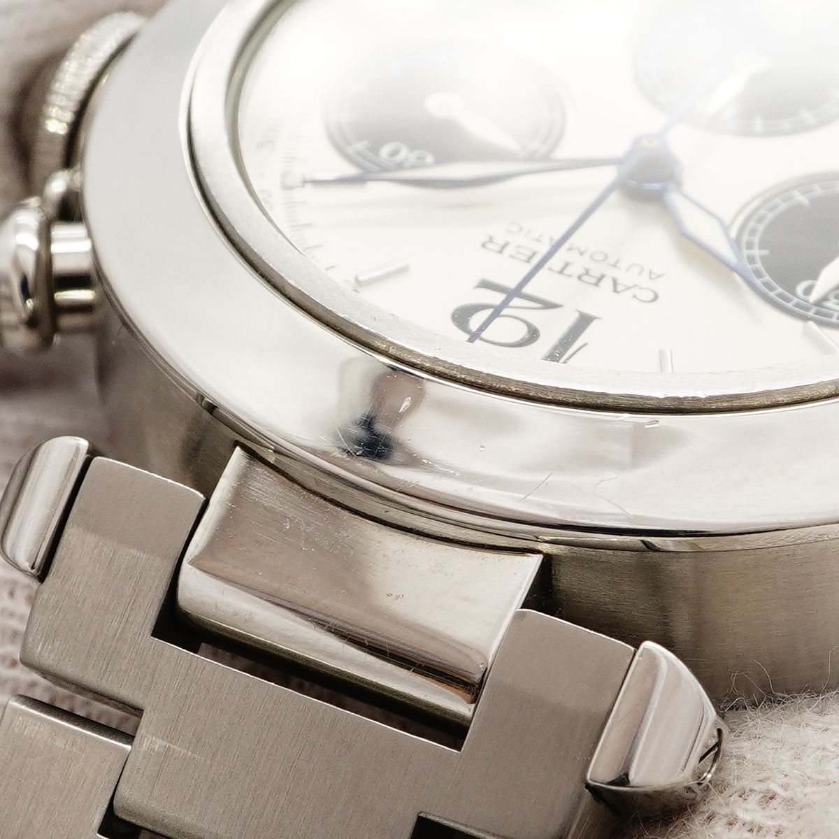 Cartier Pasha C Silver Dial Watch Boys — view 7