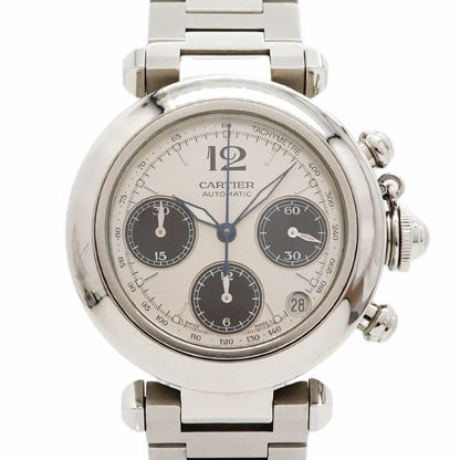 Cartier Pasha C Silver Dial Watch Boys