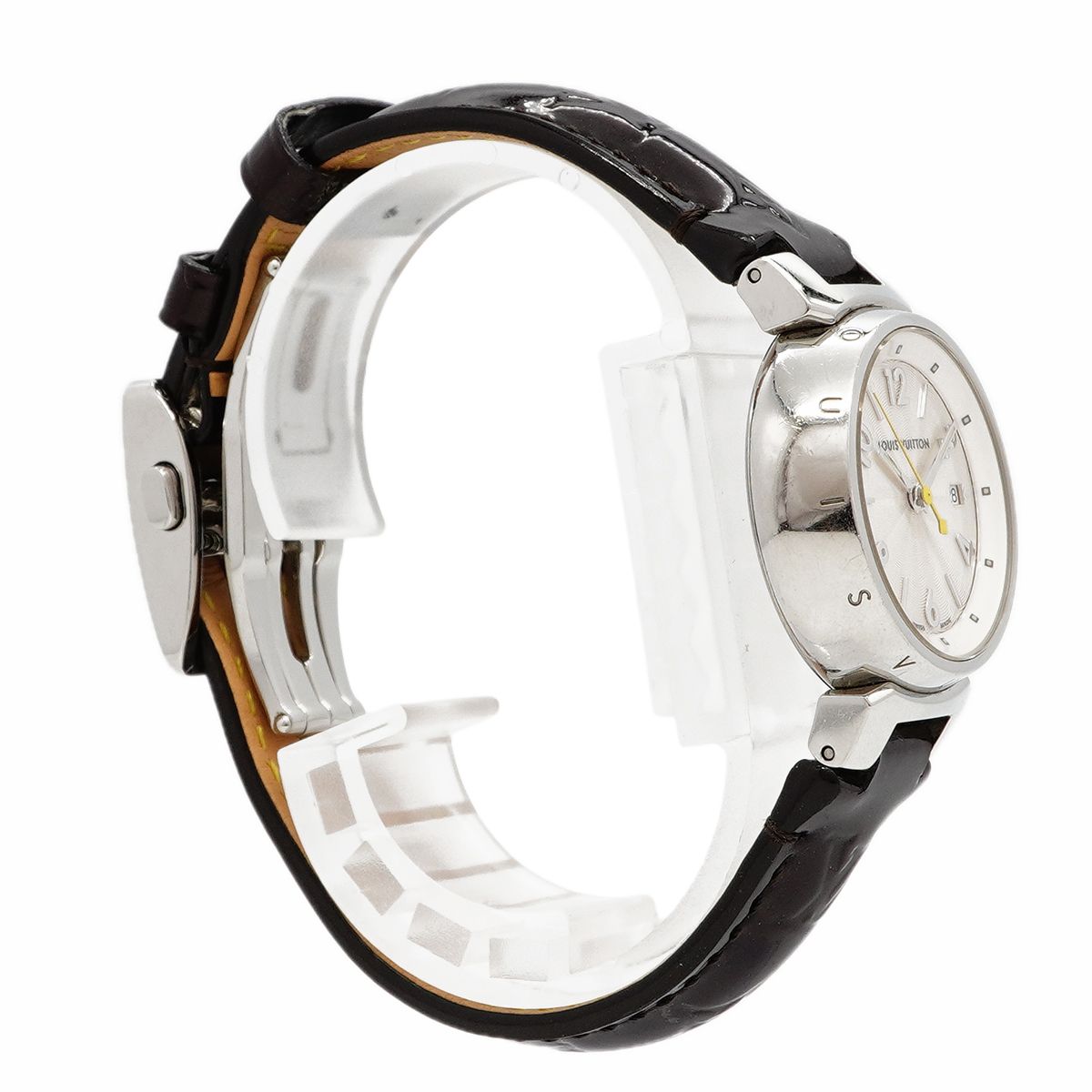Louis Vuitton Tambour Silver Dial Watch — view 3
