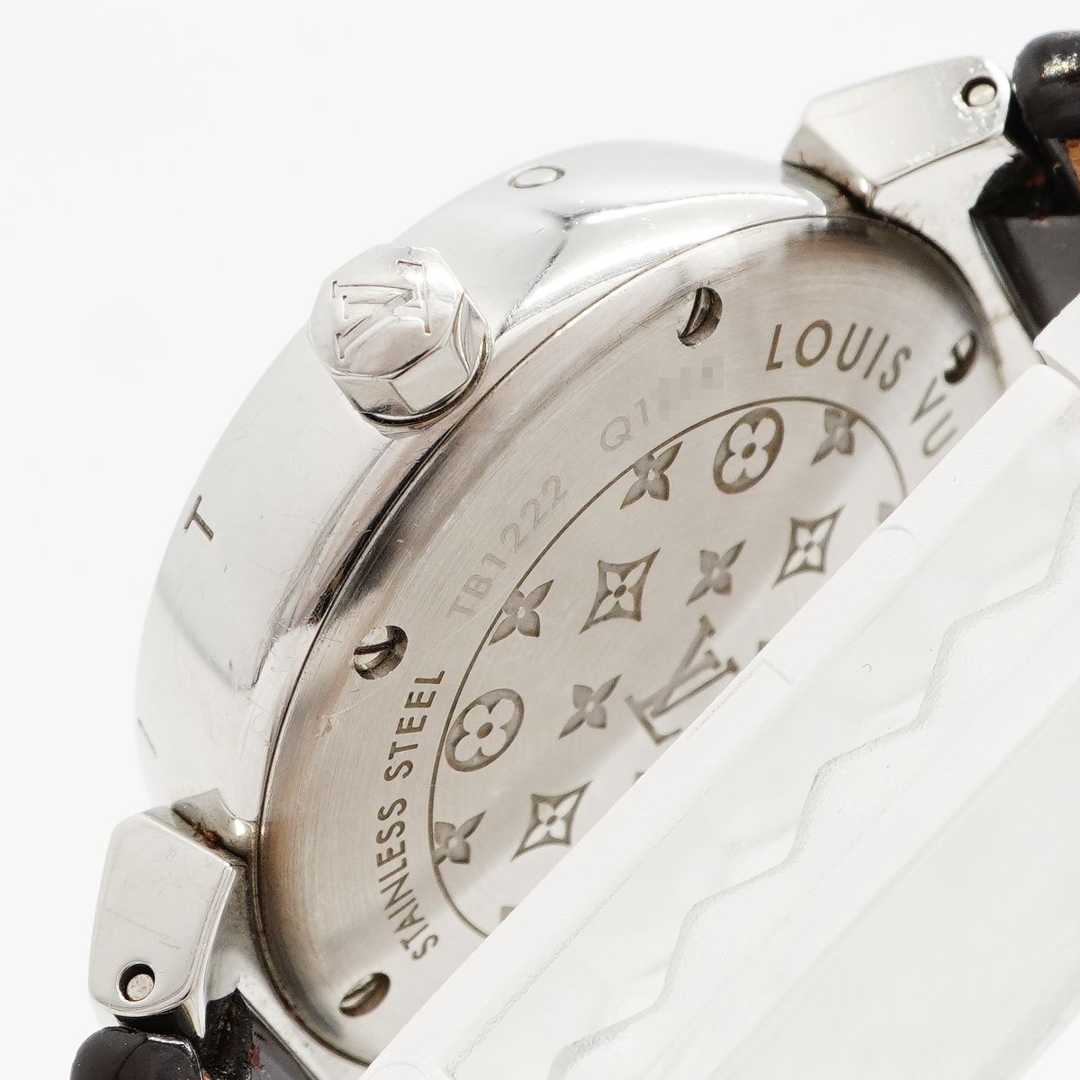 Louis Vuitton Tambour Silver Dial Watch — view 7