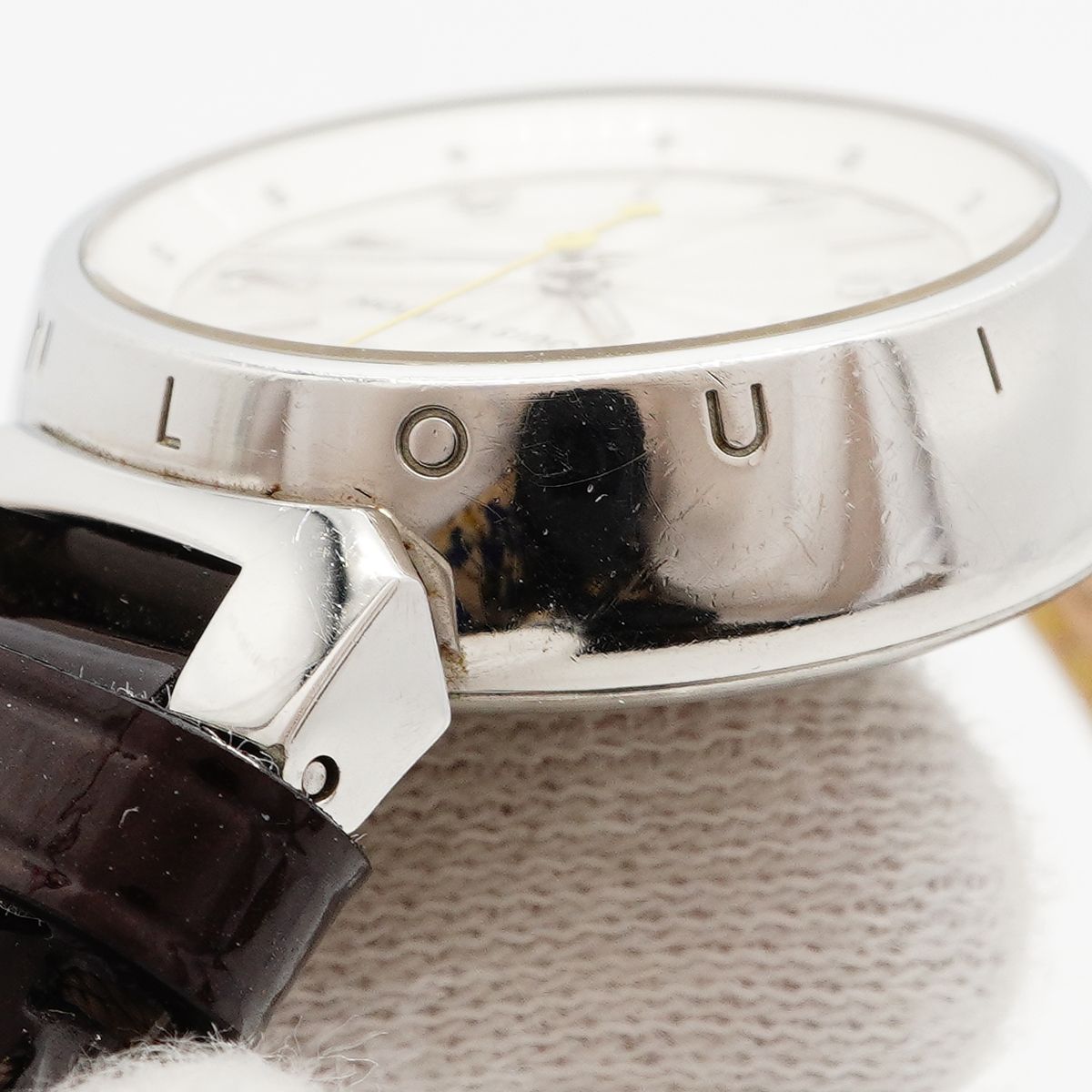 Louis Vuitton Tambour Silver Dial Watch — view 6