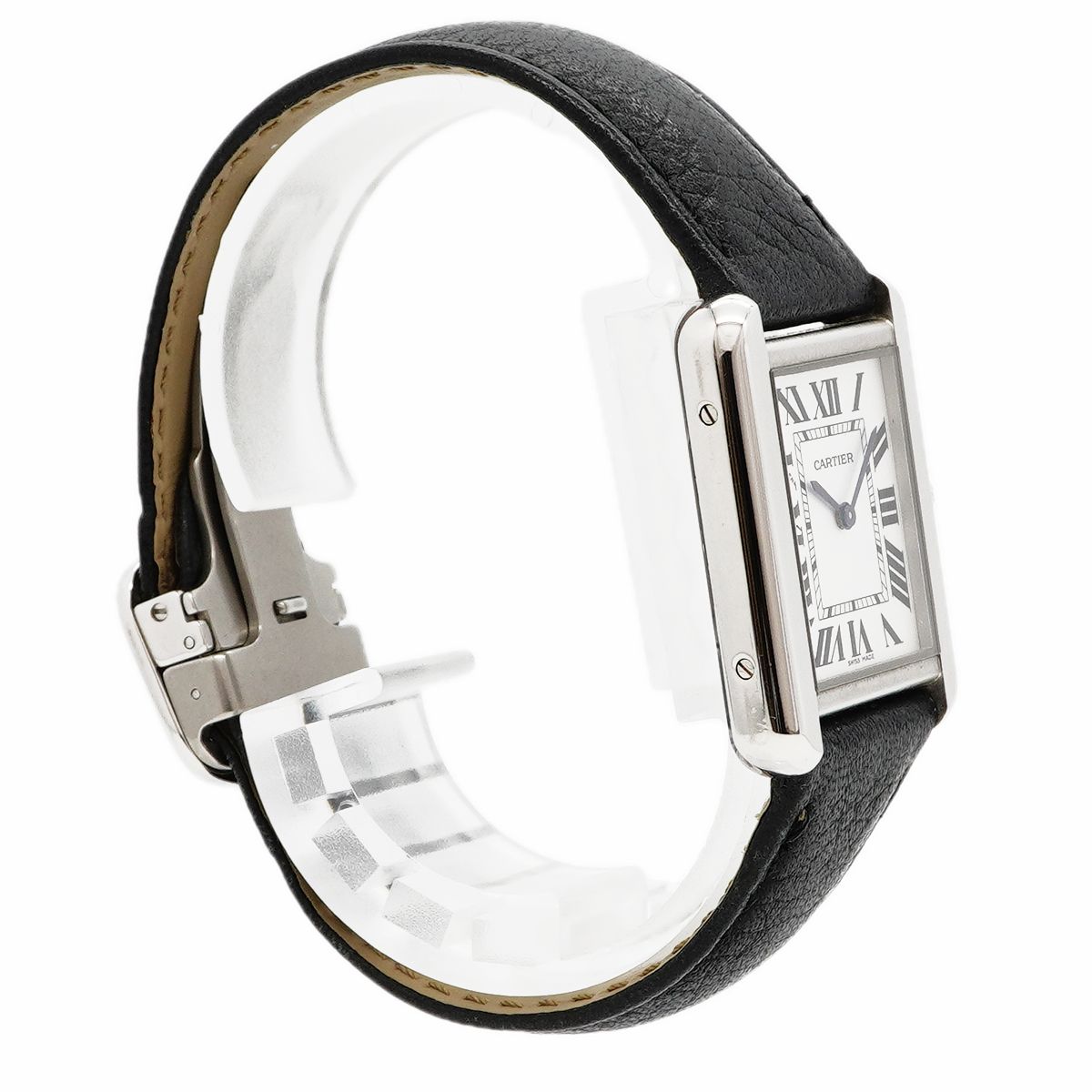 Cartier Tank Solo SM Silver Dial Watch — view 3