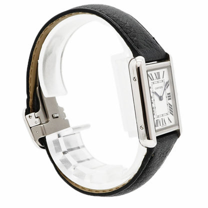 Cartier Tank Solo SM Silver Dial Watch — view 3