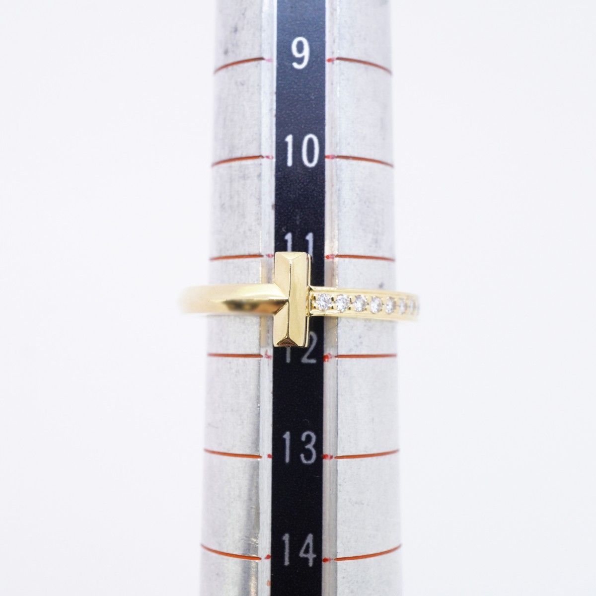 Tiffany & Co Ring T One 18k Yellow Gold Diamond — view 5
