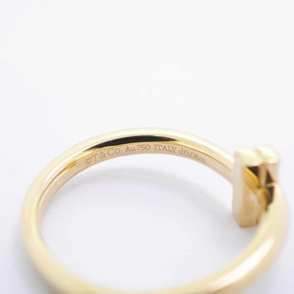 Tiffany & Co Ring T One 18k Yellow Gold Diamond — view 4