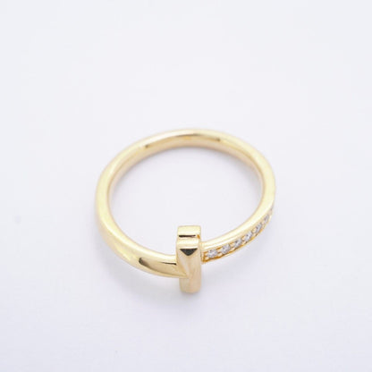 Tiffany & Co Ring T One 18k Yellow Gold Diamond — view 3
