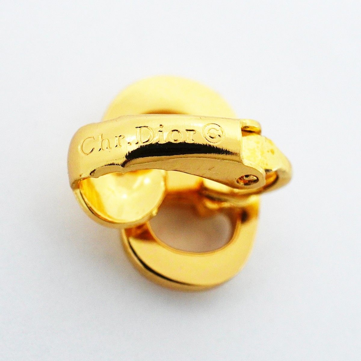 Dior Earrings CD Logo Gold Plated — view 4