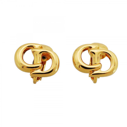 Dior Earrings CD Logo Gold Plated