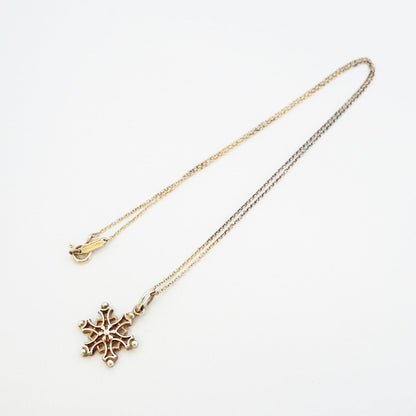 Tiffany & Co Necklace Snowflake Silver — view 3