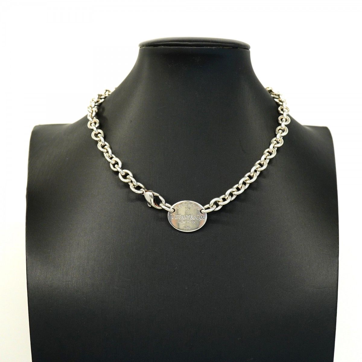 Tiffany & Co Necklace Return to Oval 925 Sterling Silver — view 6
