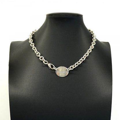 Tiffany & Co Necklace Return to Oval 925 Sterling Silver — view 6