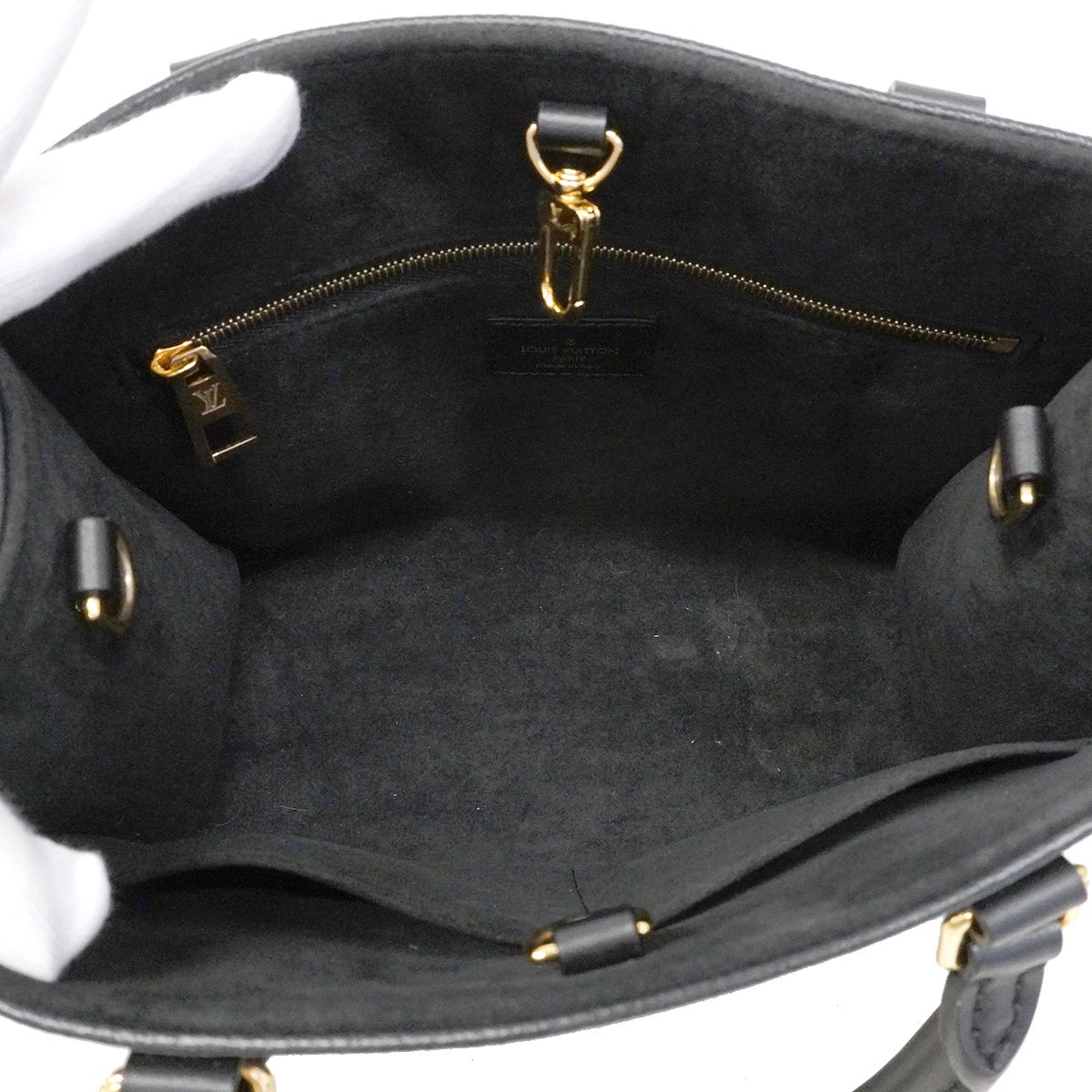 Louis Vuitton Handbag Monogram Empreinte On The Go PM Noir 2-Way — view 4