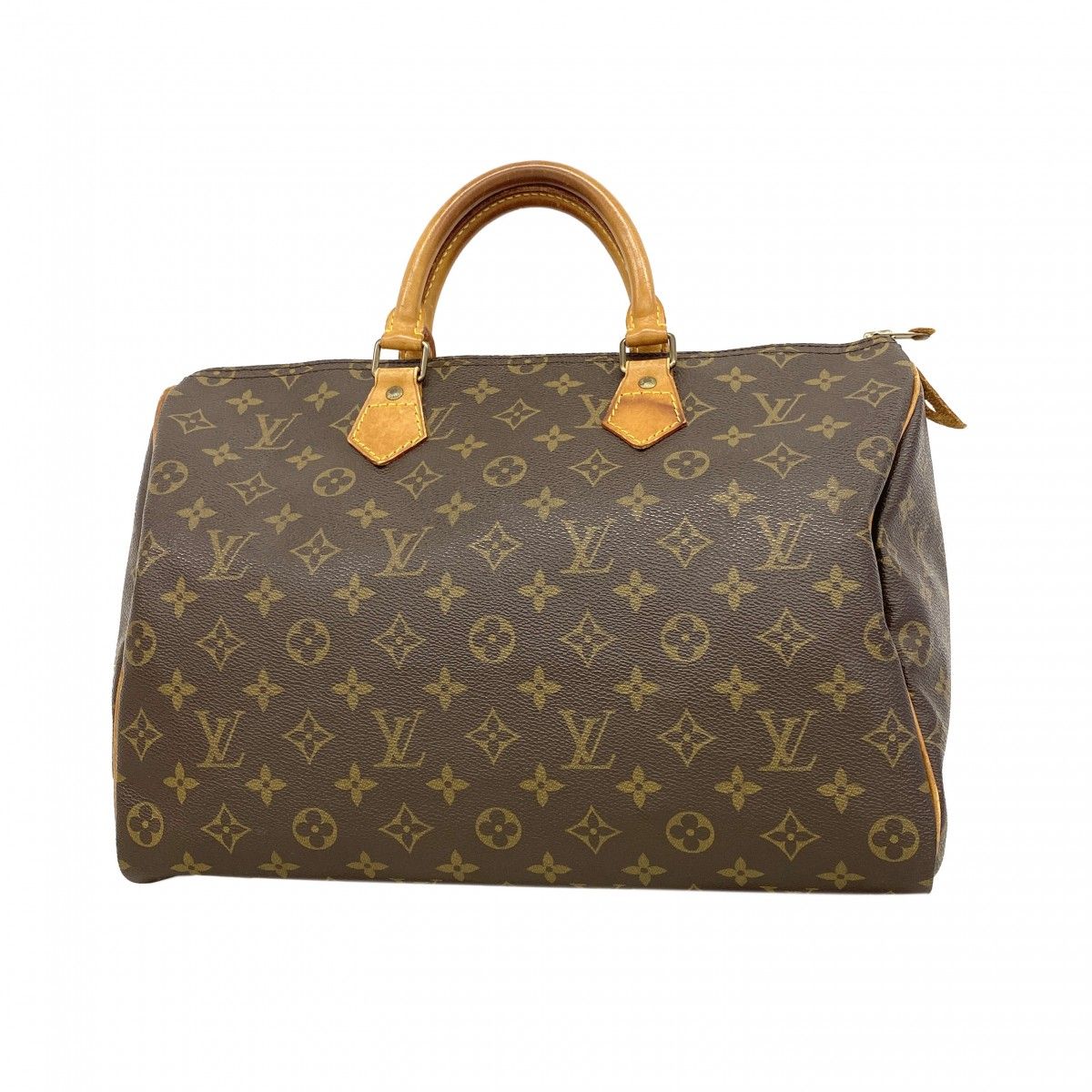 Louis Vuitton Handbag Monogram Speedy 35 Brown