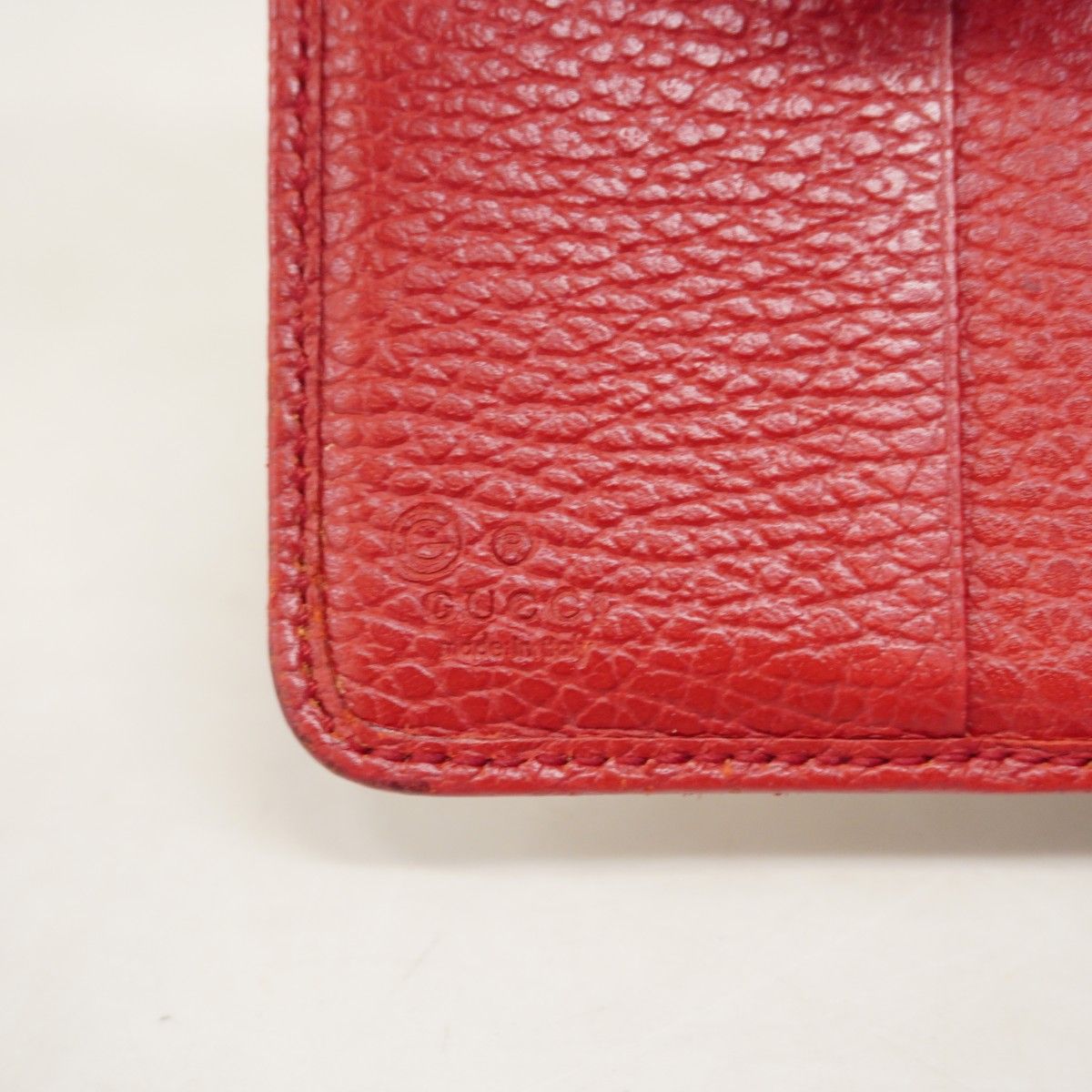 Gucci Wallet GG Canvas Beige Red Gold — view 4