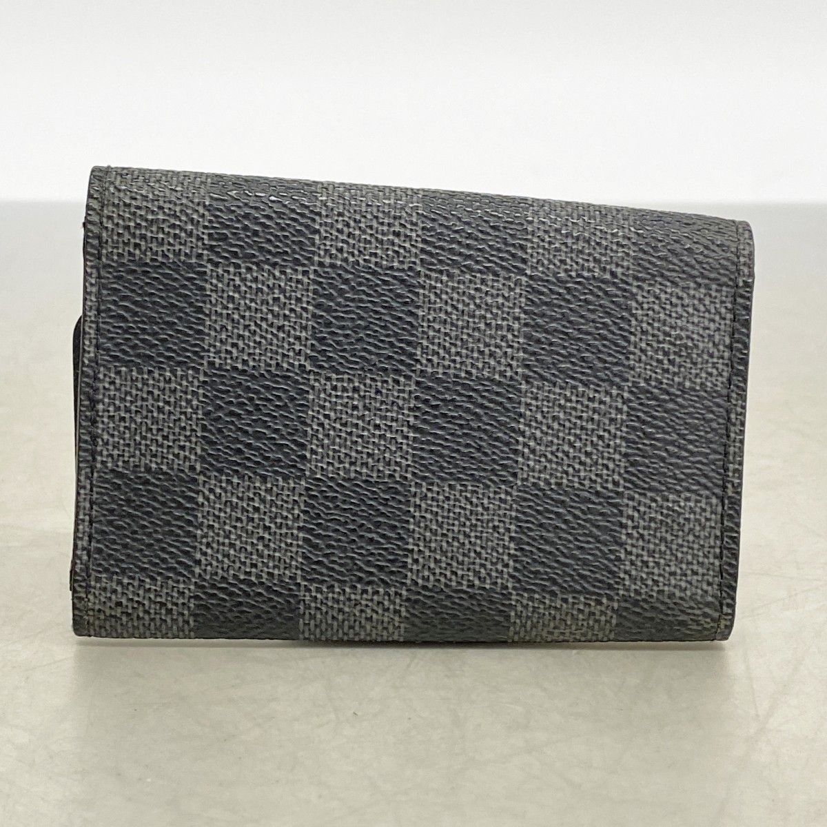 Louis Vuitton Key Case Damier Graphite Multicles 6 Black Key Holder — view 8