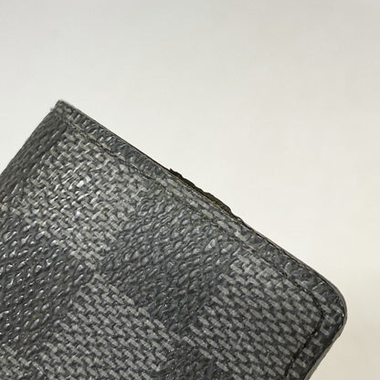 Louis Vuitton Key Case Damier Graphite Multicles 6 Black Key Holder — view 5