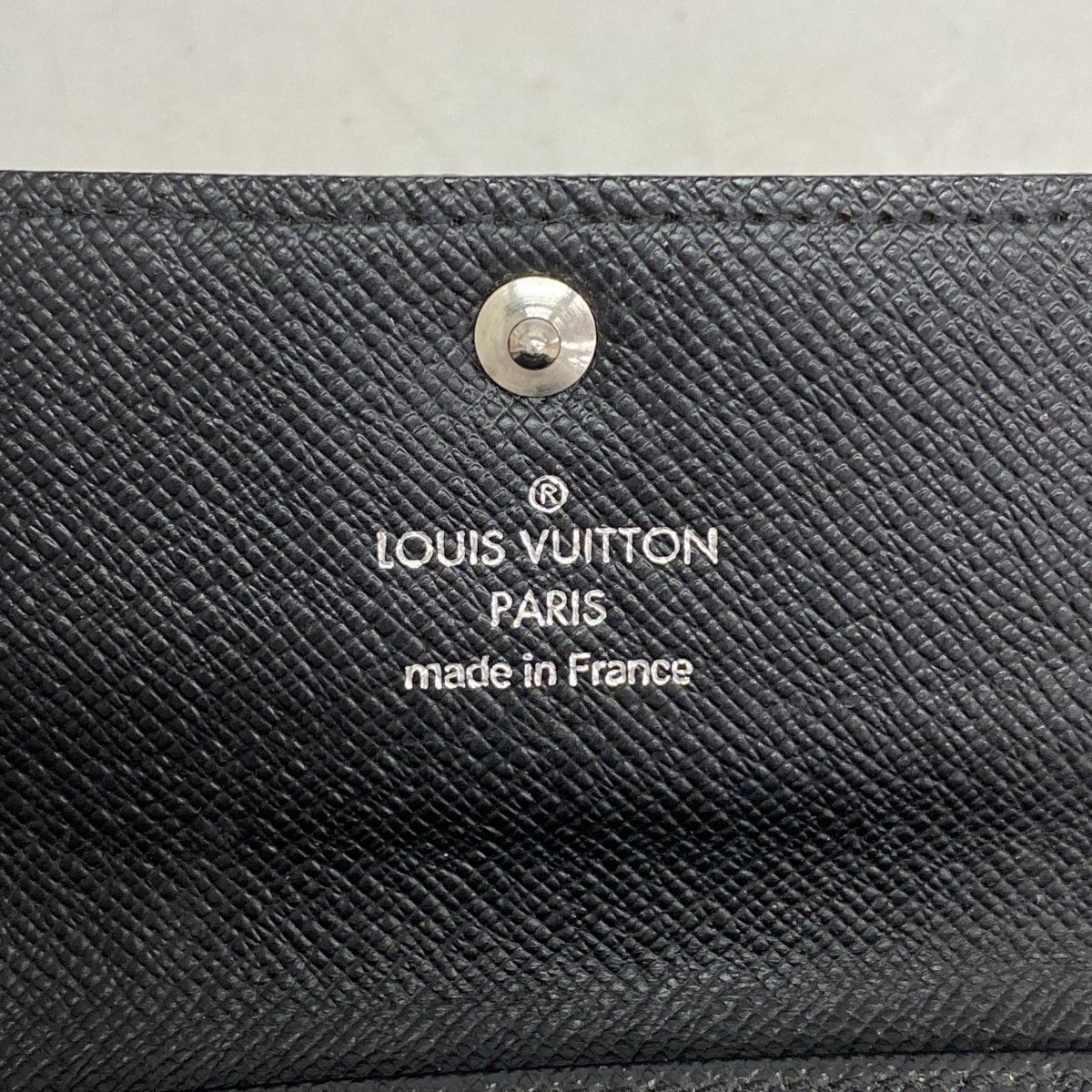 Louis Vuitton Key Case Damier Graphite Multicles 6 Black Key Holder — view 4