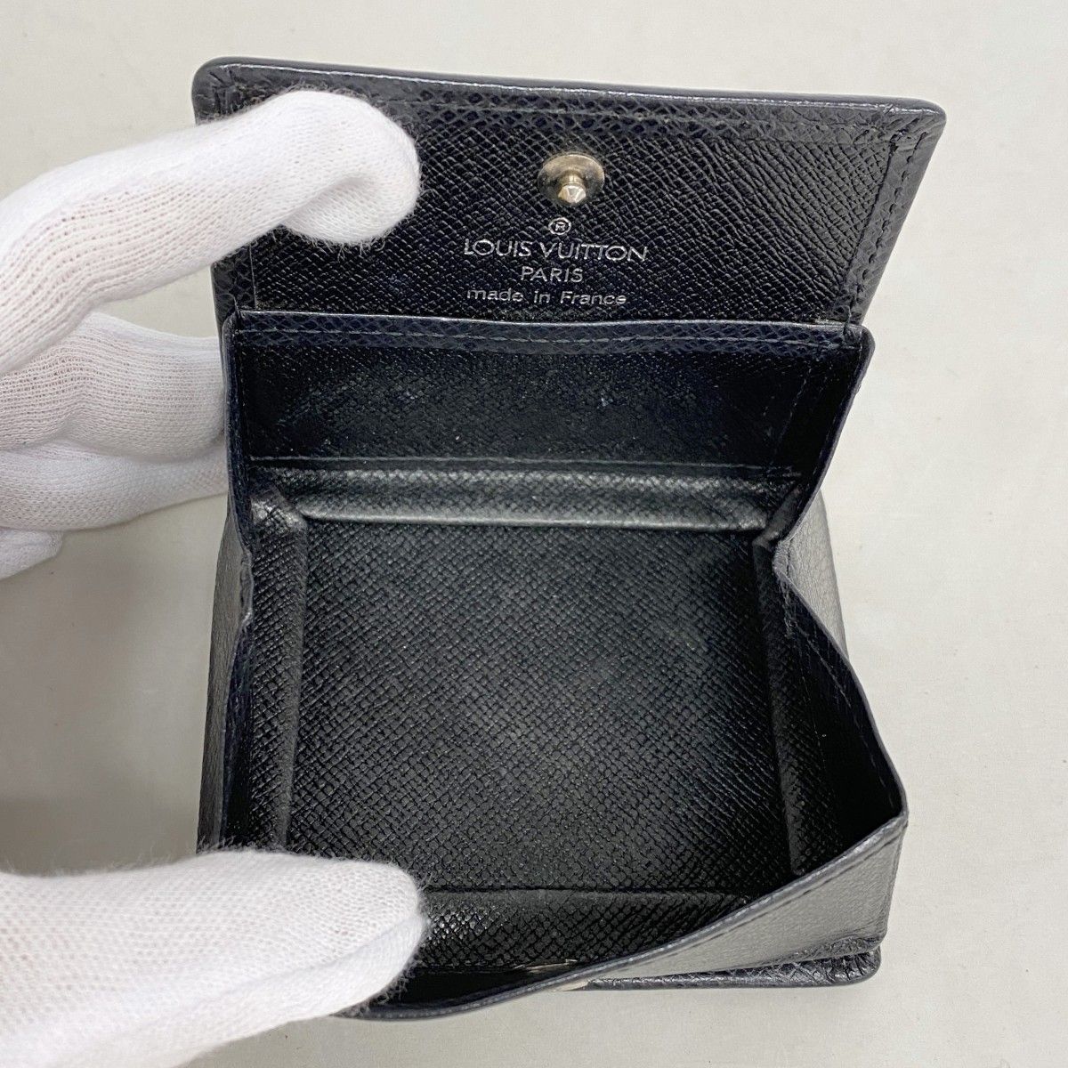 Louis Vuitton Coin Case Taiga Porte Monevoite Ardoise — view 3