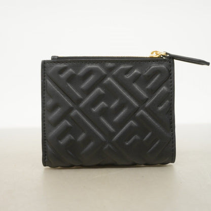 Fendi Wallet Leather Black Gold — view 7