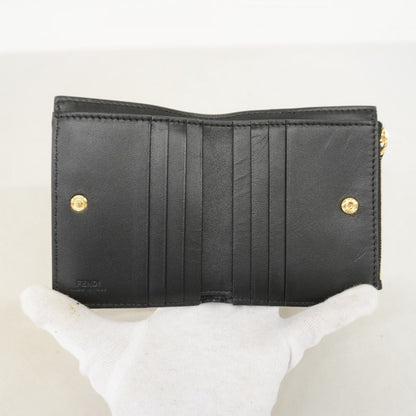 Fendi Wallet Leather Black Gold — view 3