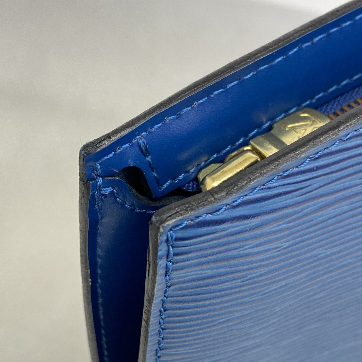 Louis Vuitton Handbag Epi Saint Jacques Toledo Blue — view 6