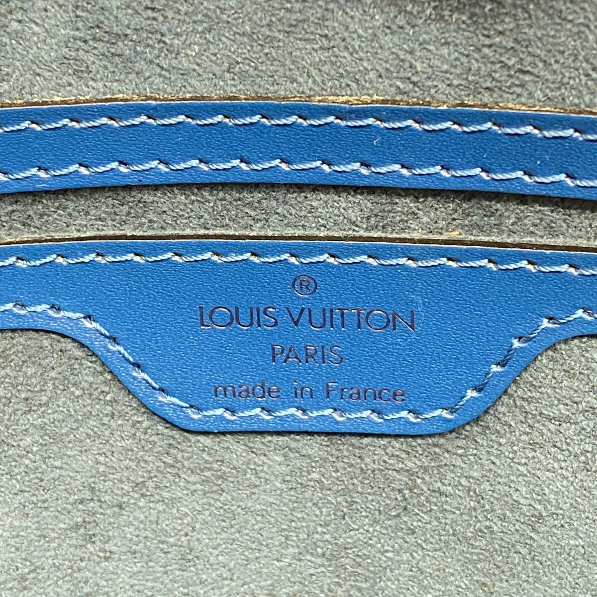 Louis Vuitton Handbag Epi Saint Jacques Toledo Blue — view 5