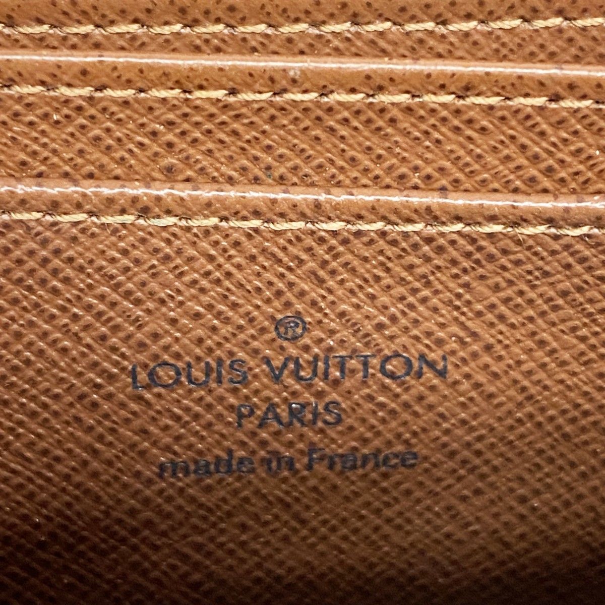 Louis Vuitton Coin Case Monogram Zippy Purse Brown — view 4