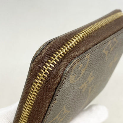 Louis Vuitton Coin Case Monogram Zippy Purse Brown — view 6