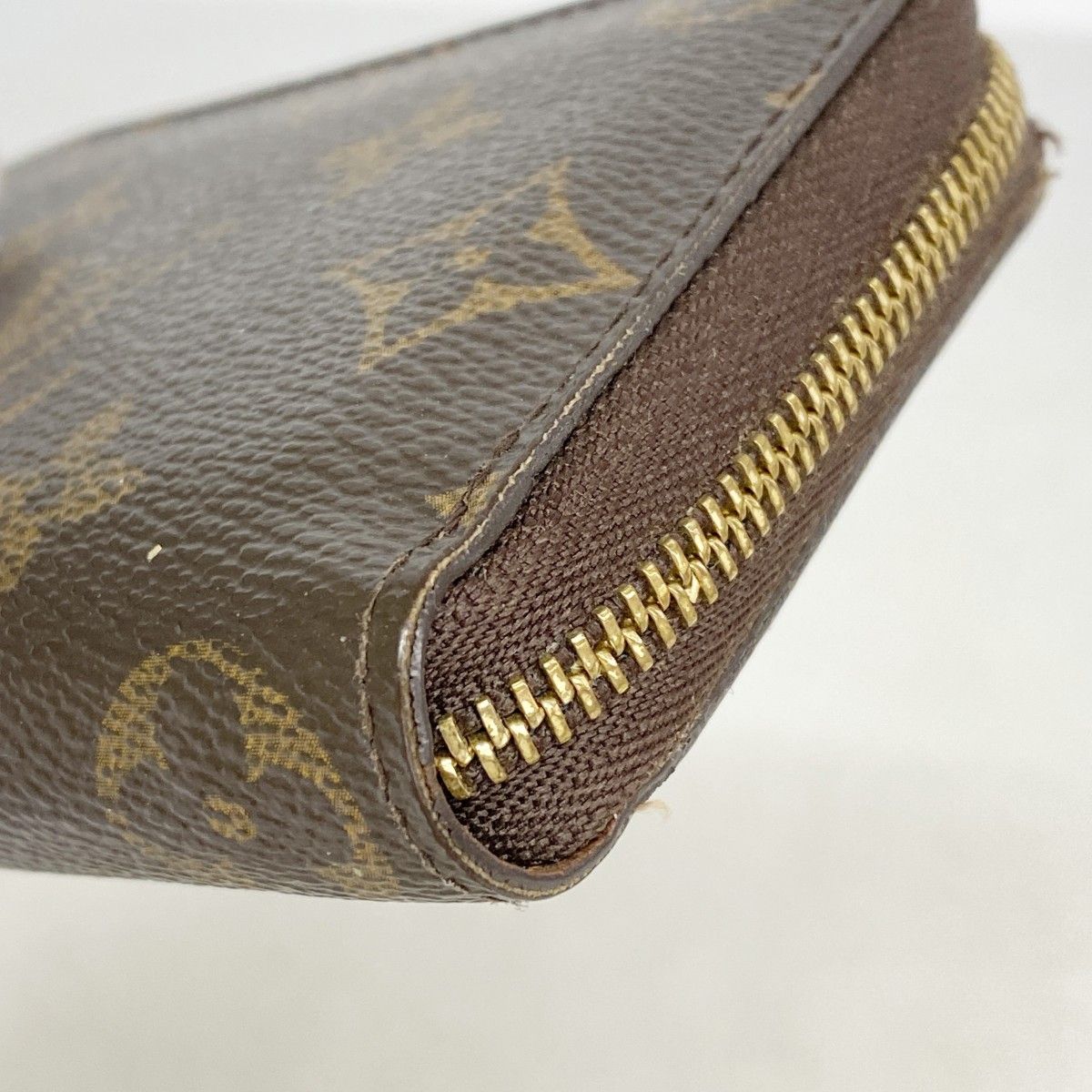 Louis Vuitton Coin Case Monogram Zippy Purse Brown — view 5