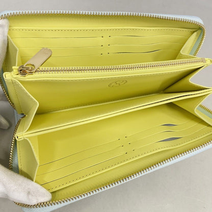 Louis Vuitton Wallet Mahina Zippy Sky Blue Citrus — view 3