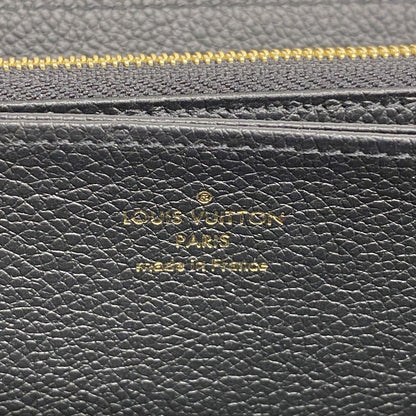 Louis Vuitton Wallet Monogram Empreinte Bicolor Zippy Black Beige — view 4