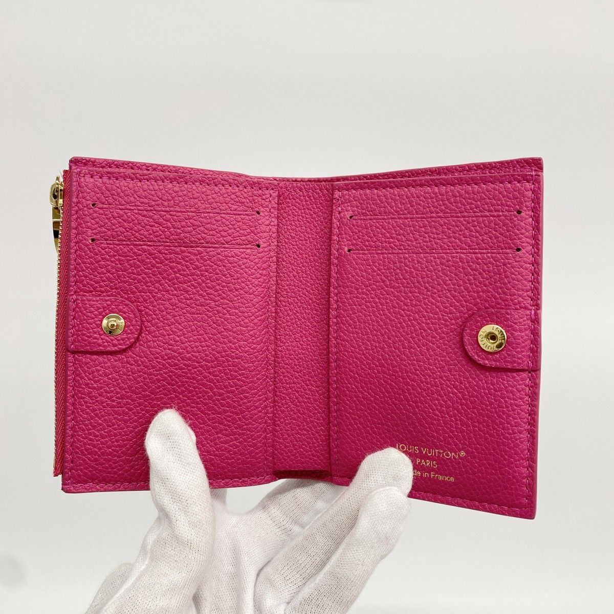 Louis Vuitton Wallet Monogram Empreinte Portefeuille Lisa Frozen Orchid — view 3