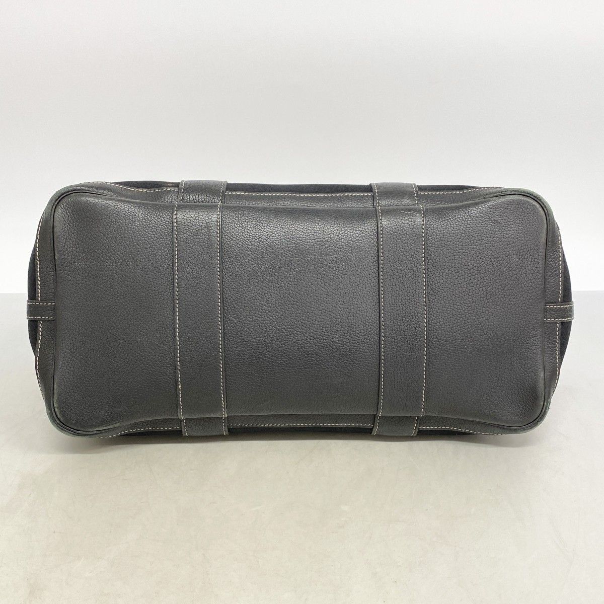 Hermes Tote Garden Party PM Toile Officier Black Silver — view 3